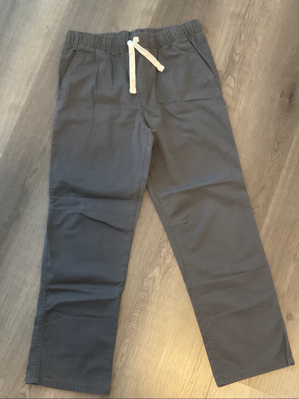 Cat & Jack Boy’s Drawstring Chinos - Gray